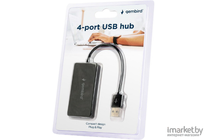 USB-хаб Gembird UHB-U2P4-04