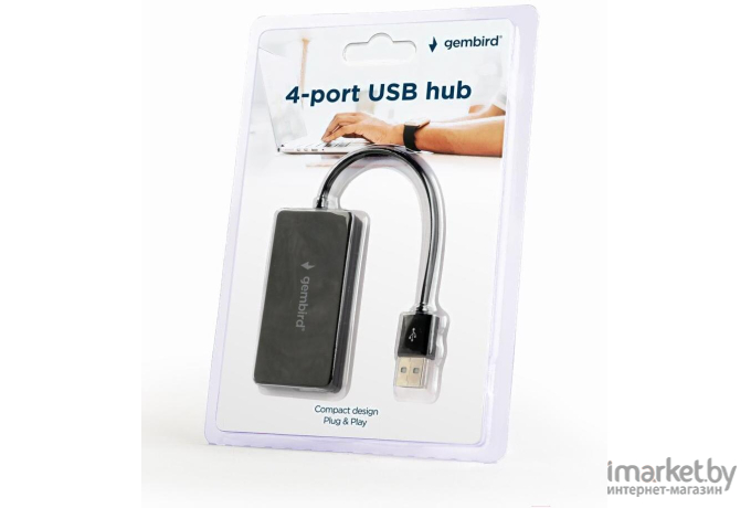 USB-хаб Gembird UHB-U2P4-04