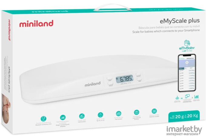 Весы детские Miniland Emyscale Plus (89390)