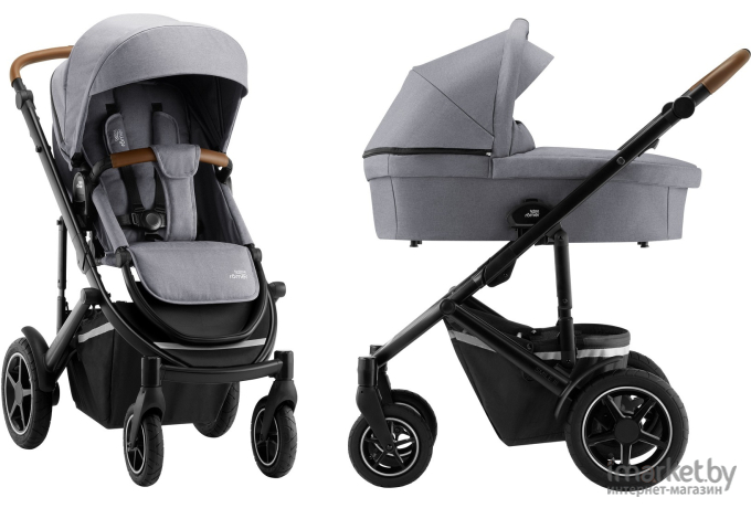 Детская коляска Britax Romer SMILE III 2 в 1 БАНДЛ Frost Grey (SM20987 - БАНДЛ)