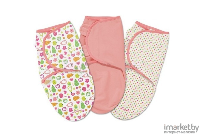 Конверт детский Summer Infant Swaddleme S/M 3шт веселые фрукты (71870)