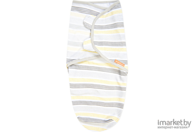 Конверт детский Summer Infant SwaddleMe S/M полоски/желтый/серый (57946)