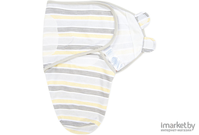 Конверт детский Summer Infant SwaddleMe S/M полоски/желтый/серый (57946)