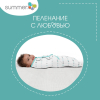 Конверт детский Summer Infant Swaddleme S/M слоники/голубой/серый (88286)