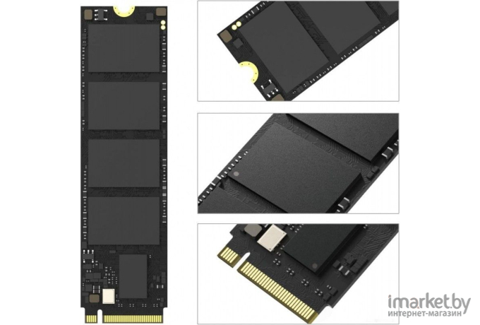 SSD-накопитель Hikvision 512 GB M.2 (HS-SSD-E3000/512G)