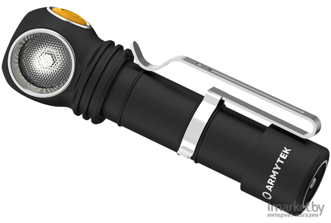 Фонарь Armytek Wizard C2 Pro Magnet USB черный/желтый (F08901C)