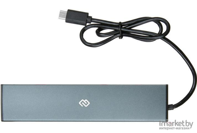 USB-хаб Digma HUB-7U3.0С-UC-G серый