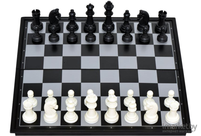 Настольная игра шахматы+шашки 3810-B