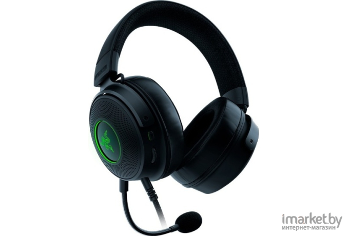 Наушники с микрофоном Razer Kraken V3 HyperSense черный (RZ04-03770100-R3M1)