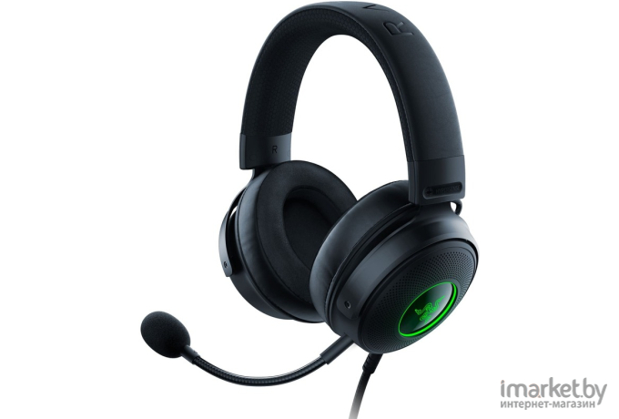 Наушники с микрофоном Razer Kraken V3 HyperSense черный (RZ04-03770100-R3M1)