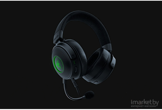 Наушники с микрофоном Razer Kraken V3 HyperSense черный (RZ04-03770100-R3M1)