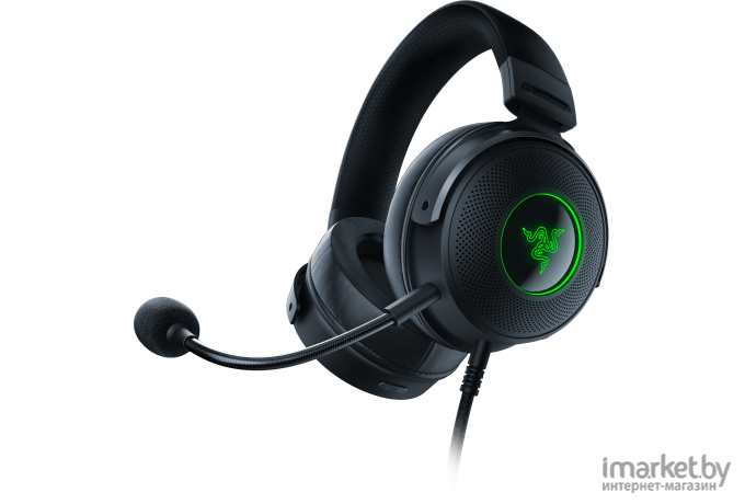 Наушники с микрофоном Razer Kraken V3 HyperSense черный (RZ04-03770100-R3M1)