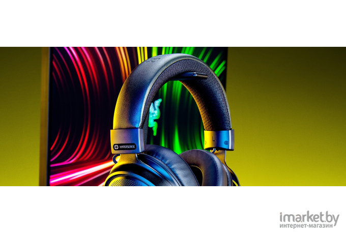 Наушники с микрофоном Razer Kraken V3 HyperSense черный (RZ04-03770100-R3M1)