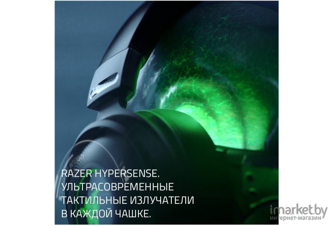 Наушники с микрофоном Razer Kraken V3 HyperSense черный (RZ04-03770100-R3M1)