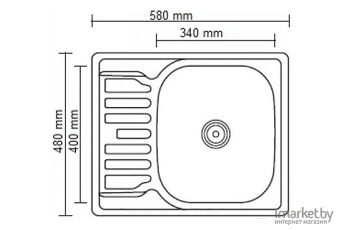 Кухонные мойки Ledeme L65848-L