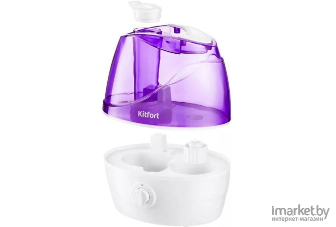 Увлажнитель воздуха Kitfort KT-2834-1 белый/фиолетовый