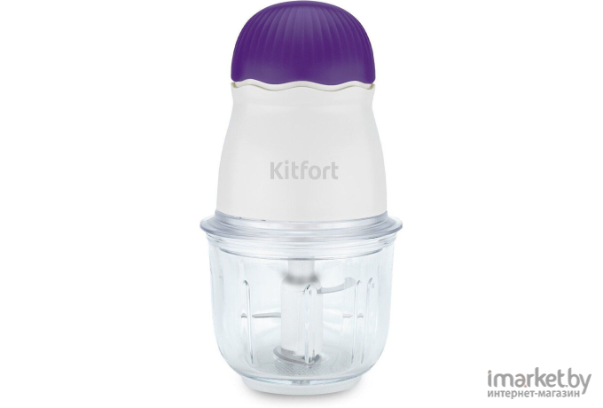 Измельчитель Kitfort KT-3064-1 белый/фиолетовый