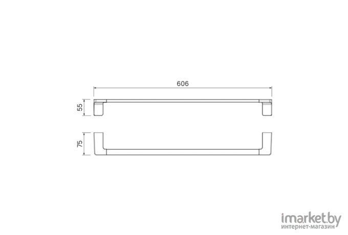 Держатель полотенца Iddis Slide (SLIBS10i49)