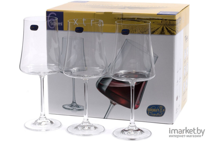 Набор бокалов для вина Bohemia Xtra 40862/560