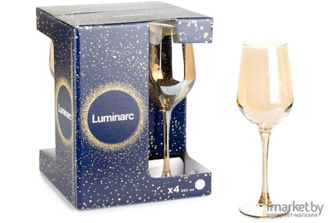 Набор бокалов для вина Luminarc Золотой Мед P9304