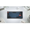 Клавиатура Keychron V1 (Frosted Black, RGB, Hot-Swap, Knob, Keychron K pro Red Switch)