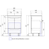Тумба под умывальник Vigo Grani 600-2-1 (tn.GRI.ELI.60.2D.1Y)