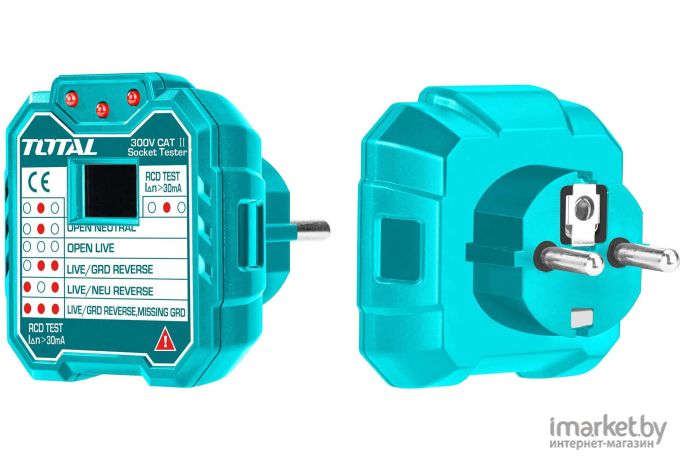 Тестер розеток Total TESST30002