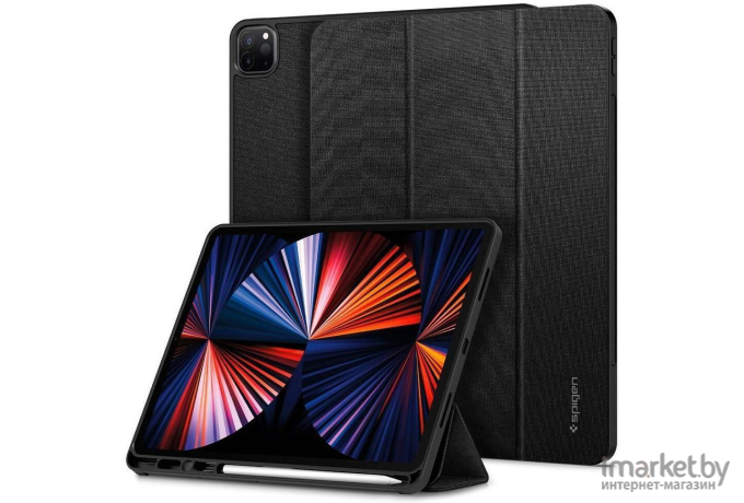 Чехол для планшета Spigen Urban Fit для iPad Pro 12.9 2021/2022 Black (ACS03434)