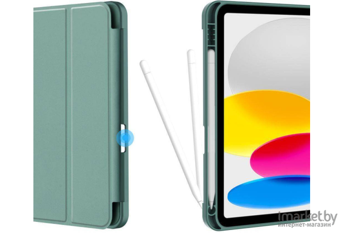 Чехол для планшета Tech-Protect SC Pen для iPad 10.9 2022 Cactus Green