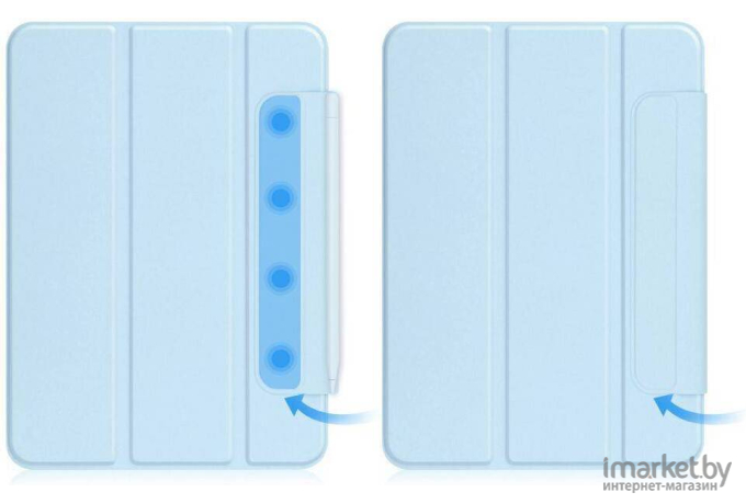 Чехол для планшета Tech-Protect SmartCase Magnetic для iPad 10.9 2022 Sky Blue