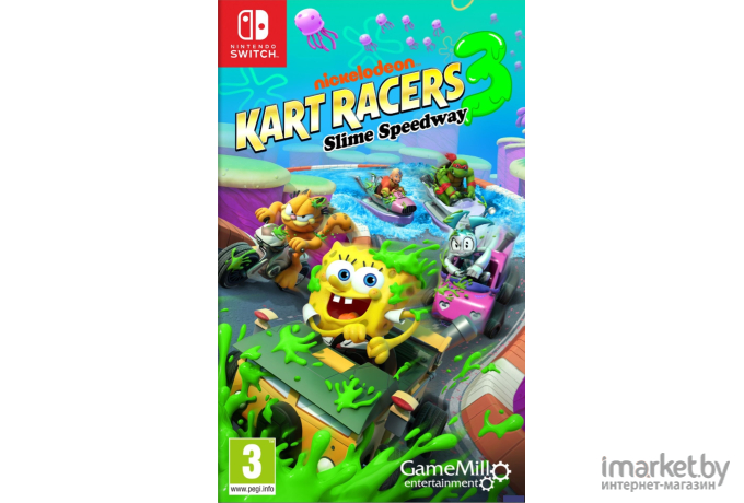 Игра для консоли Nintendo GameMill Nickelodeon Kart Racers 3: Slime Speedway NS EU pack EN version (5060968300104)