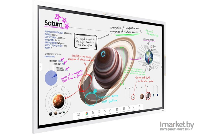 Панель Samsung Flip Chart WM55B белый (LH55WMBWBGCXCI)