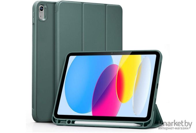 Чехол для планшета ESR Rebound Pensil для iPad 10.9 2022 Forest Green