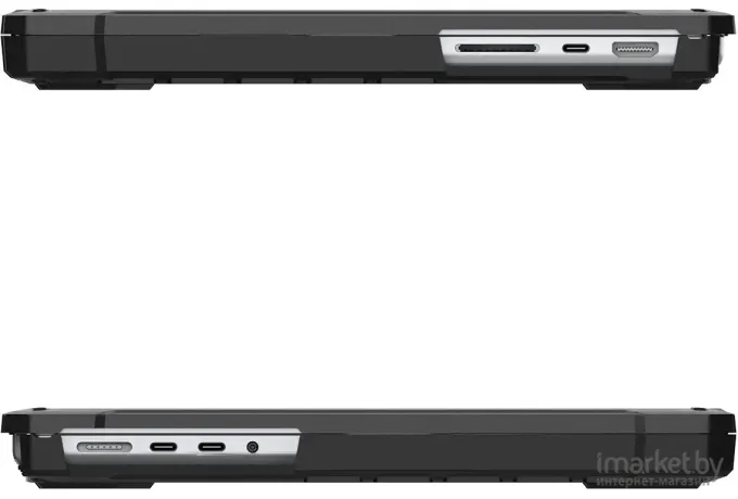 Чехол для ноутбука Spigen Rugged Armor для MacBook Pro 14 2021-2022 Matte Black (ACS04409)