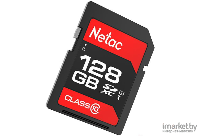 Карта памяти Netac SDXC 128GB U1/C10 P600 (NT02P600STN-128G-R)