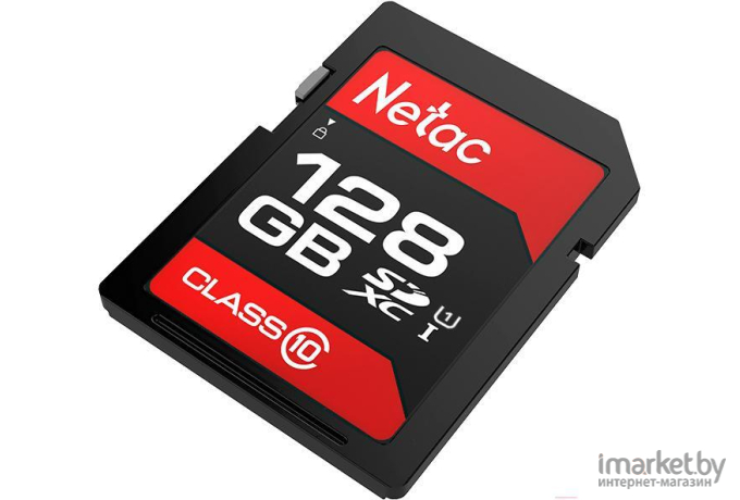 Карта памяти Netac SDXC 128GB U1/C10 P600 (NT02P600STN-128G-R)