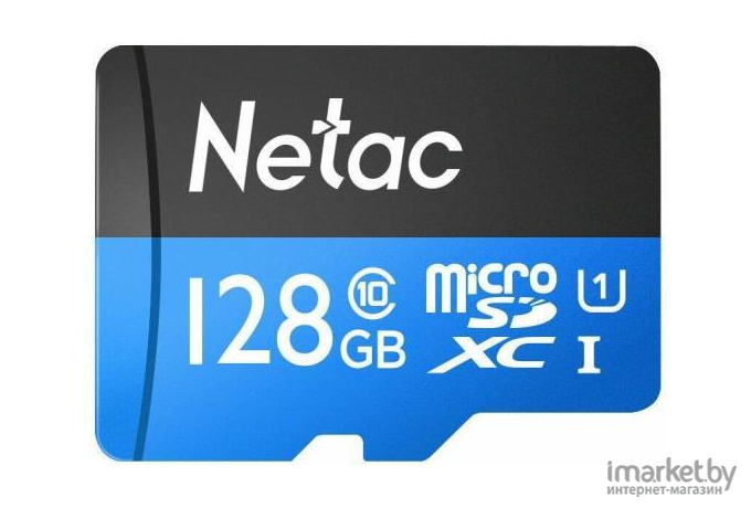 Карта памяти Netac SDXC 128GB U1/C10 P600 (NT02P600STN-128G-R)