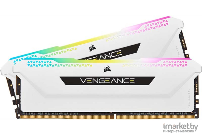 Оперативная память Corsair Vengeance RGB PRO SL 2x16GB DDR4 3200MHz (CMH32GX4M2E3200C16W)