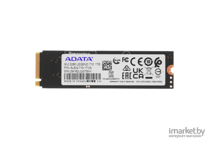 SSD-накопитель A-Data LEGEND 710 1TB (ALEG-710-1TCS)