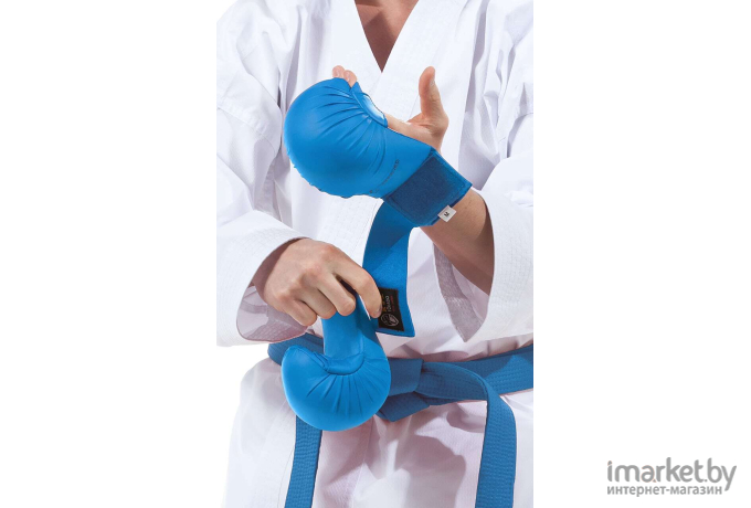 Перчатки для карате Tokaido Karate mitts without thumb М синий (TOK-KM-01-WKF PK-3)