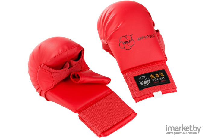 Перчатки для карате Tokaido Karate mitts with thumb L красный (TOK-KM-02-WKF PK-3)