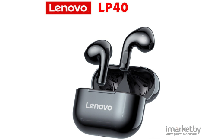 Наушники Lenovo LP40 белый