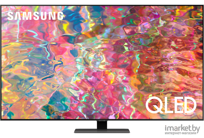 Телевизор Samsung QE65Q80BAUXCE темно-серебристый