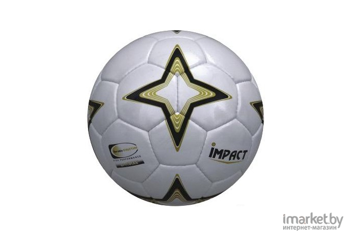 Футбольный мяч Vimpex Sport Impact 3 размер белый/золотой (8002\3)