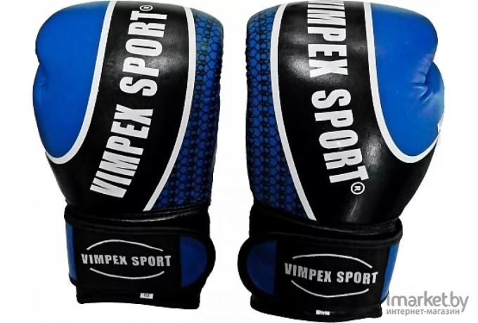 Боксерские перчатки Vimpex Sport 3034 12oz синий