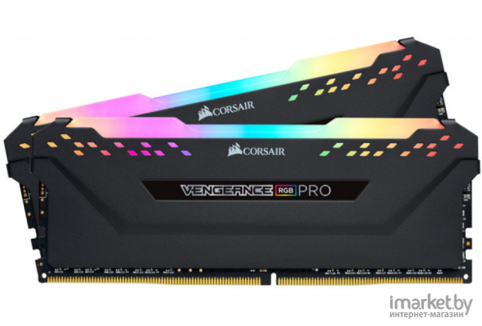 Оперативная память Corsair Vengeance RGB PRO 2x8GB DDR4 3600MHz (CMW16GX4M2D3600C18)