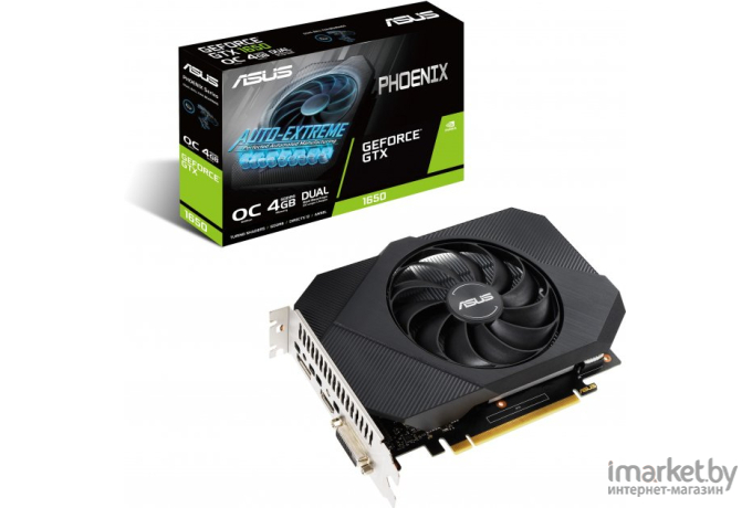 Видеокарта ASUS Phoenix GeForce GTX 1650 OC 4GB GDDR6 V2 PH-GTX1650-O4GD6-P-V2 (90YV0GX0-M0NA00)