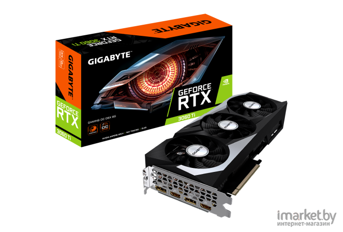 Видеокарта Gigabyte GeForce RTX 3060 Ti Gaming OC D6X 8G (GV-N306TXGAMING OC-8GD)