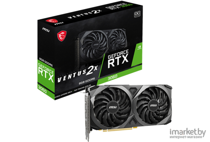 Видеокарта MSI GeForce RTX 3060 VENTUS 2X 8G OC