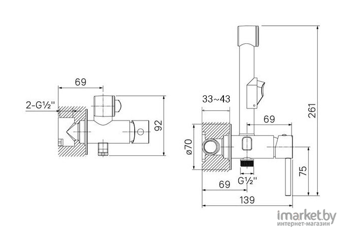 Смеситель IDDIS 003WTR0i08 белый